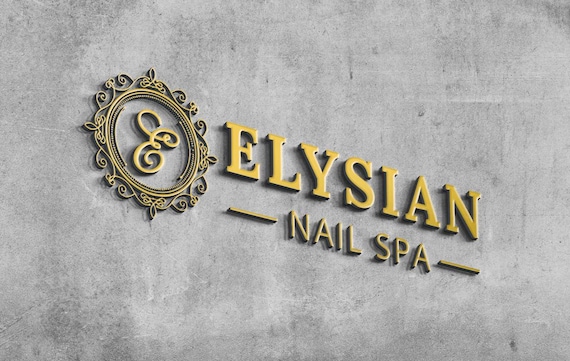 Custom Laser Cut 3D Logo Sign: Brushed Metal Office Decor