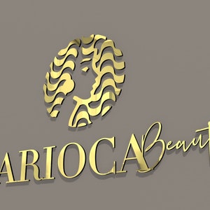 Insegna con logo aziendale personalizzato tagliato al laser: design 3D in rilievo