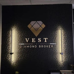 Lobby Sign, Laser Cut Office Sign, Beauty Salon Sign, 3D Business Sign, Custom Business Signage, Custom Laser Cut Signage, Office Gift Sign