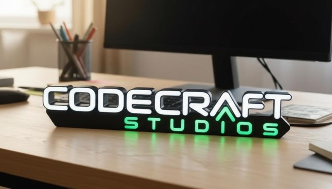 Acrylic Led Table Sign, Custom Business Sign, Tabletop Led Sign ...