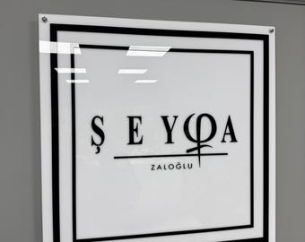 Custom Laser Cut 3D Logo Sign - Personalized Business Signage