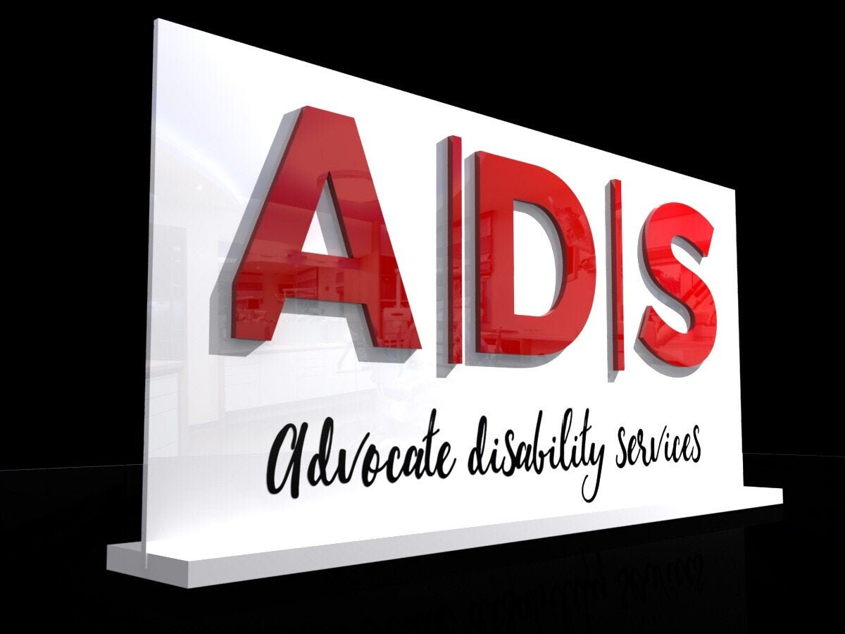 3D Logo Table Top Logo for Company Acrylic Signage Standing Etsy