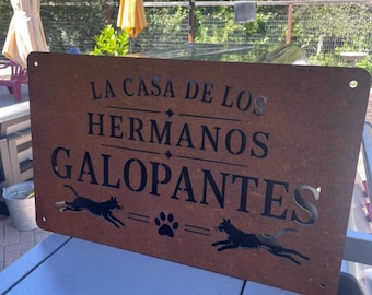 Custom Corten Metal Sign, Lazer Cut Business Logo Wall Art