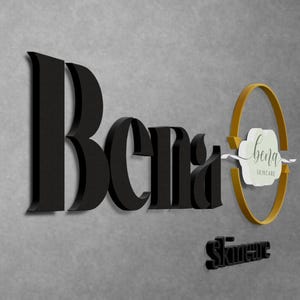 Laser Cut 3D Logo Sign: Custom Metal or Acrylic Business Wall Decor, Spa Business Logo Sign, Custom Logo, Personalized Signage, Reception