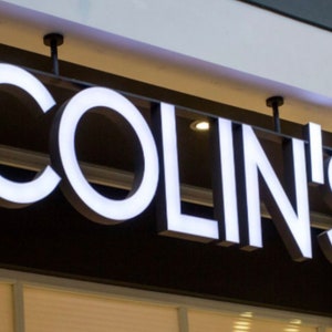 Letrero exterior, letrero con logotipo retroiluminado, letrero con letras de canal, diseño 3D personalizado, señalización personalizada, letras LED iluminadas, letrero de oficina personalizado