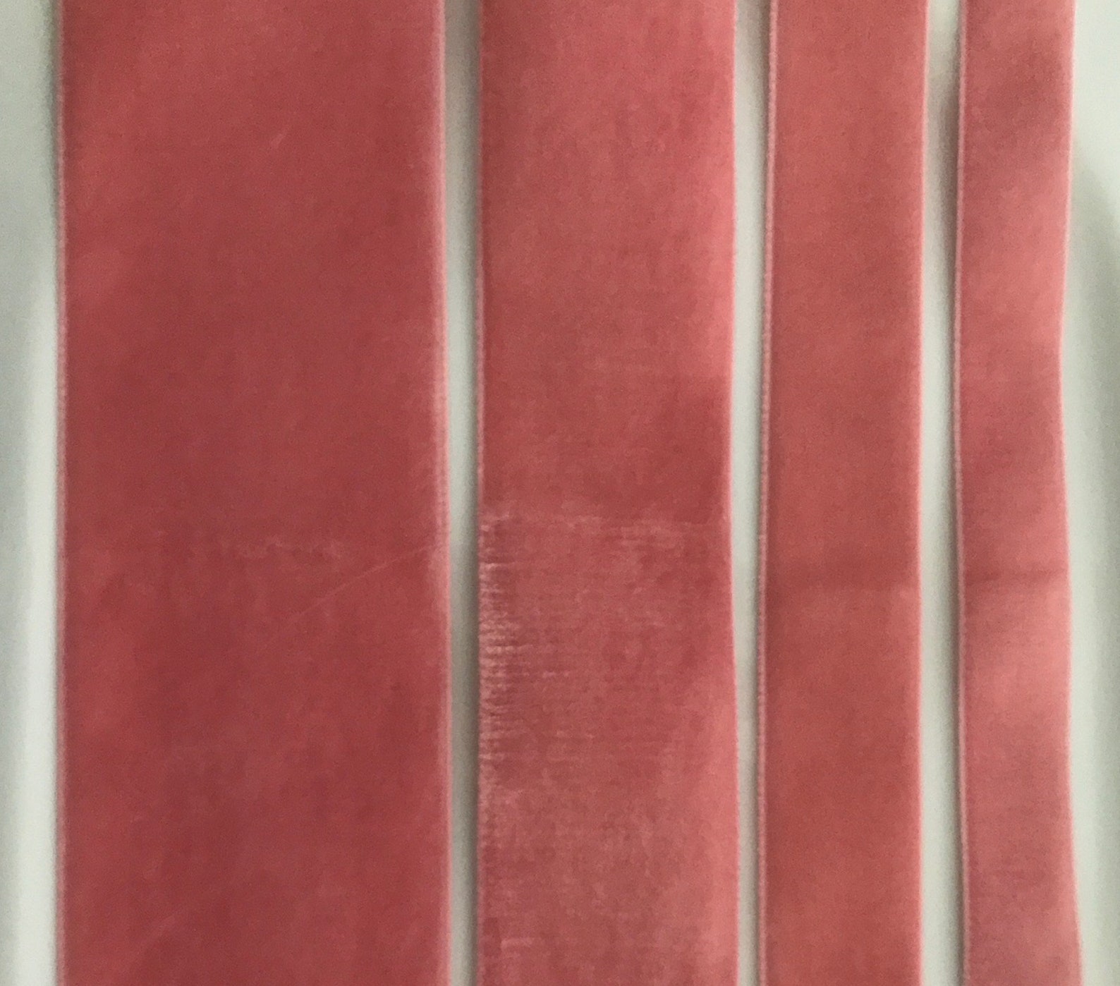 Dusty Rose Velvet Ribbon in Different Widths - Etsy