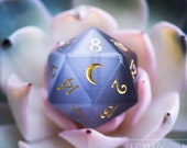 Full Set Grey Cat 39 s Eye Polyhedral Dice Set Gemstone DnD Dice Set - Dungeons and Dragons, RPG Game DND Moon Version