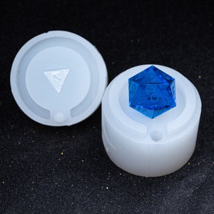 Silicone Sharp Edge Dice Mold - D20