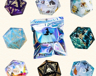 Mystery Dice Blind Bags  -  Dungeons and Dragons, RPG Game Dice   Game  Set