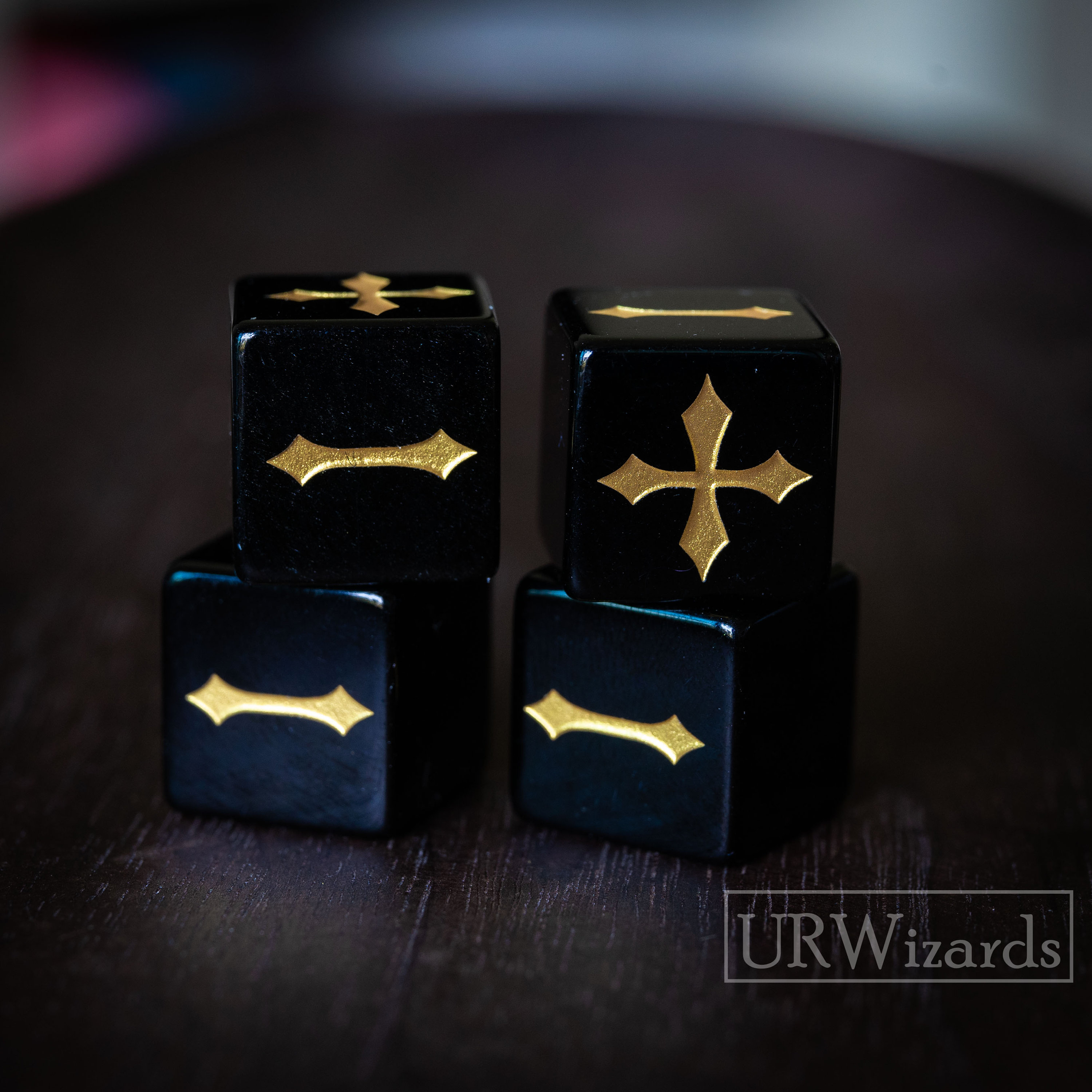 Engrave Obsidian Fudge Dice D6 4 Pcs Fate Dice Etsy Canada