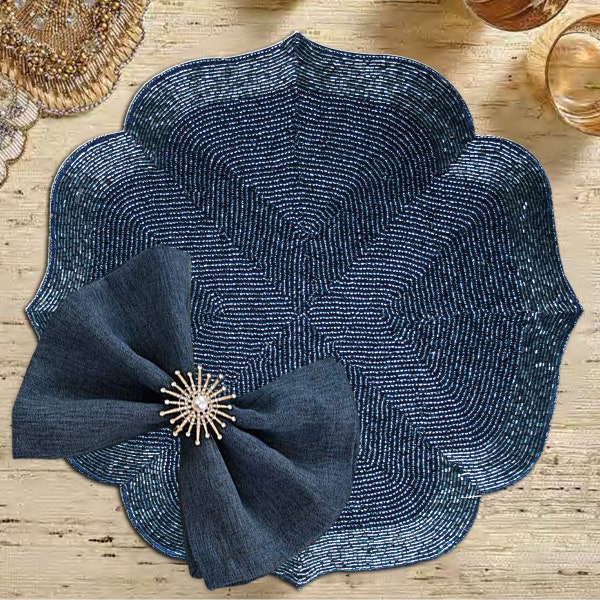 Beaded Placemats Etsy