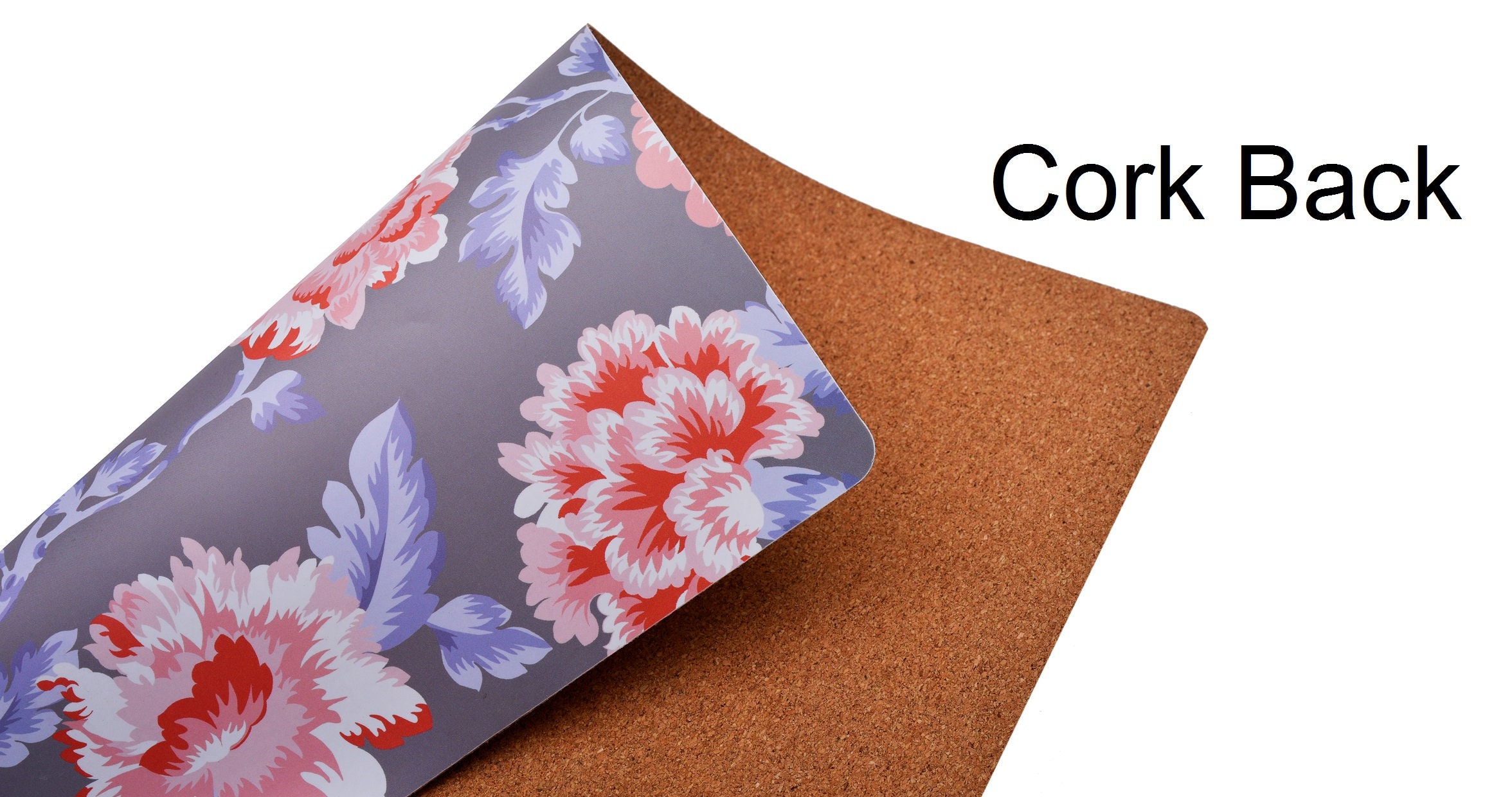 Placemats with Cork Back Set of 6 12 x 17 Etsy