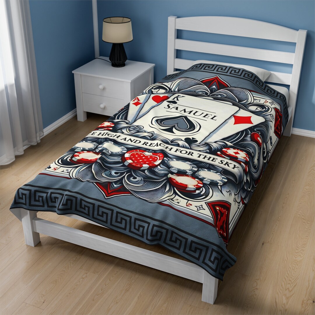 Custom Name Blanket, Motivational Quote, Personalized Blankets, Men