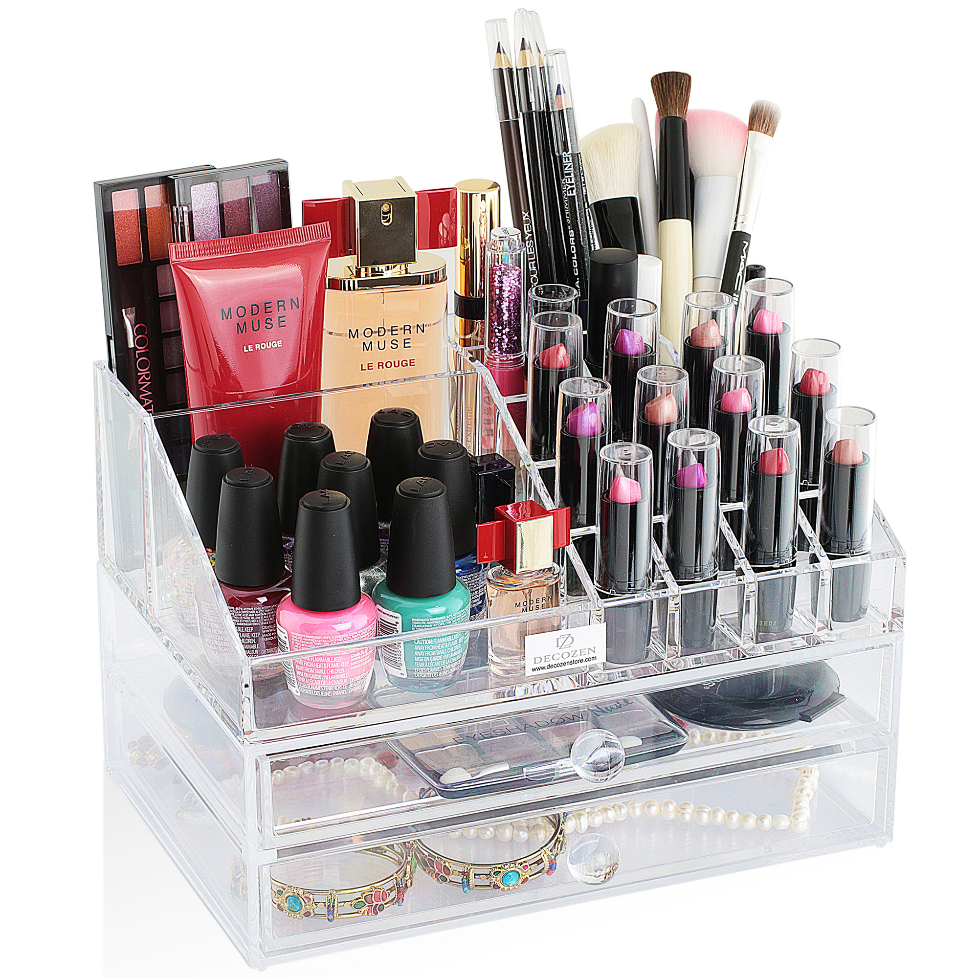 Acrylic Marker Storage Rack Markers Holder/makeup Brush / Cosmetic Organizer  / Pen Holder / Pencil Holder/tool Holds TZ697 