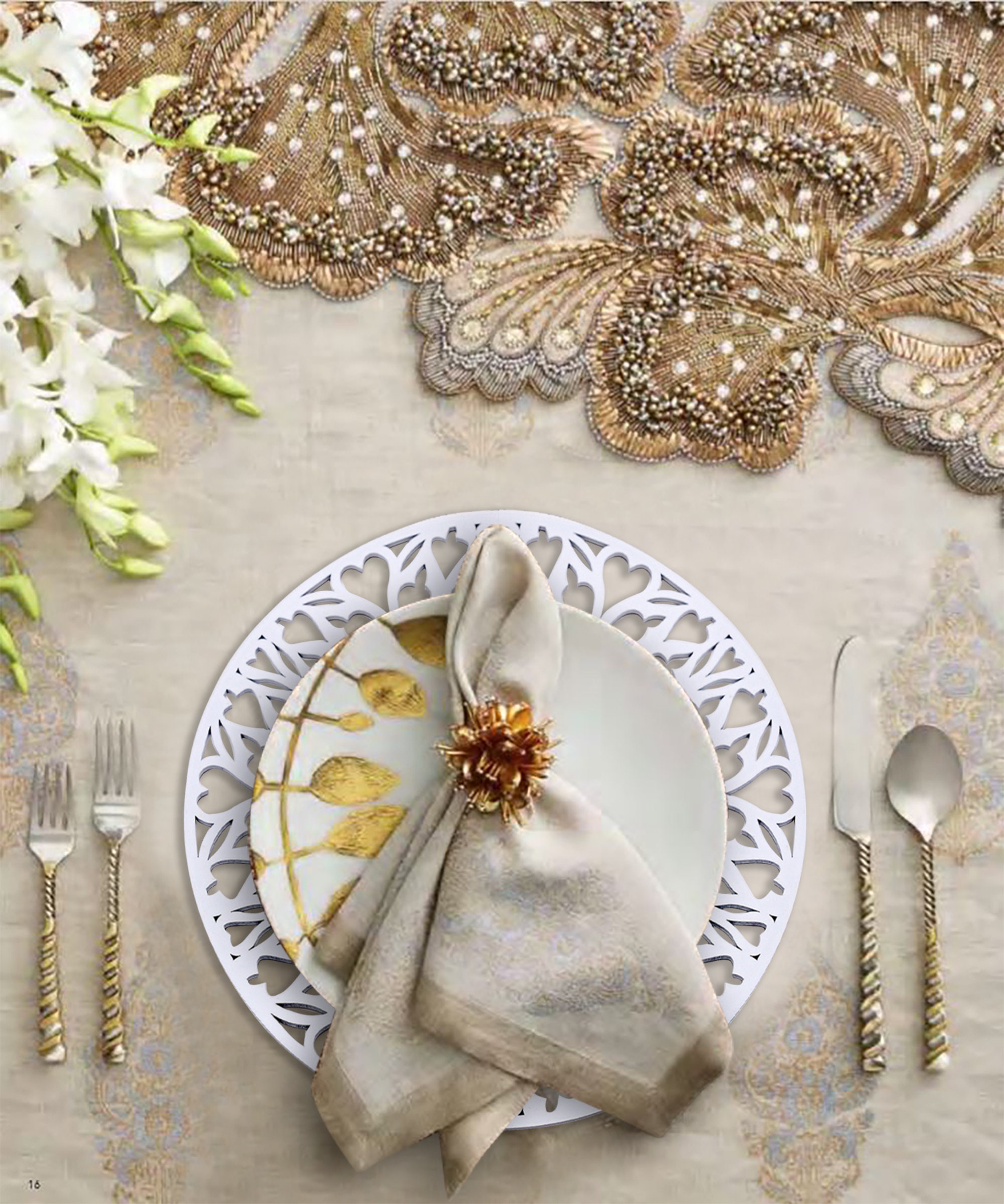 Round placemat silver Placemat natural circle Wood Carved Etsy