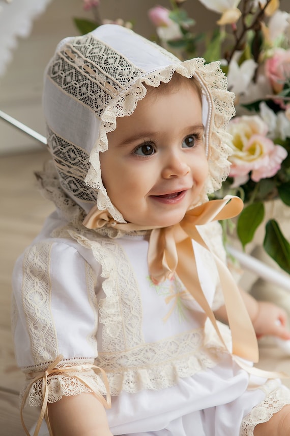 baptism hat girl