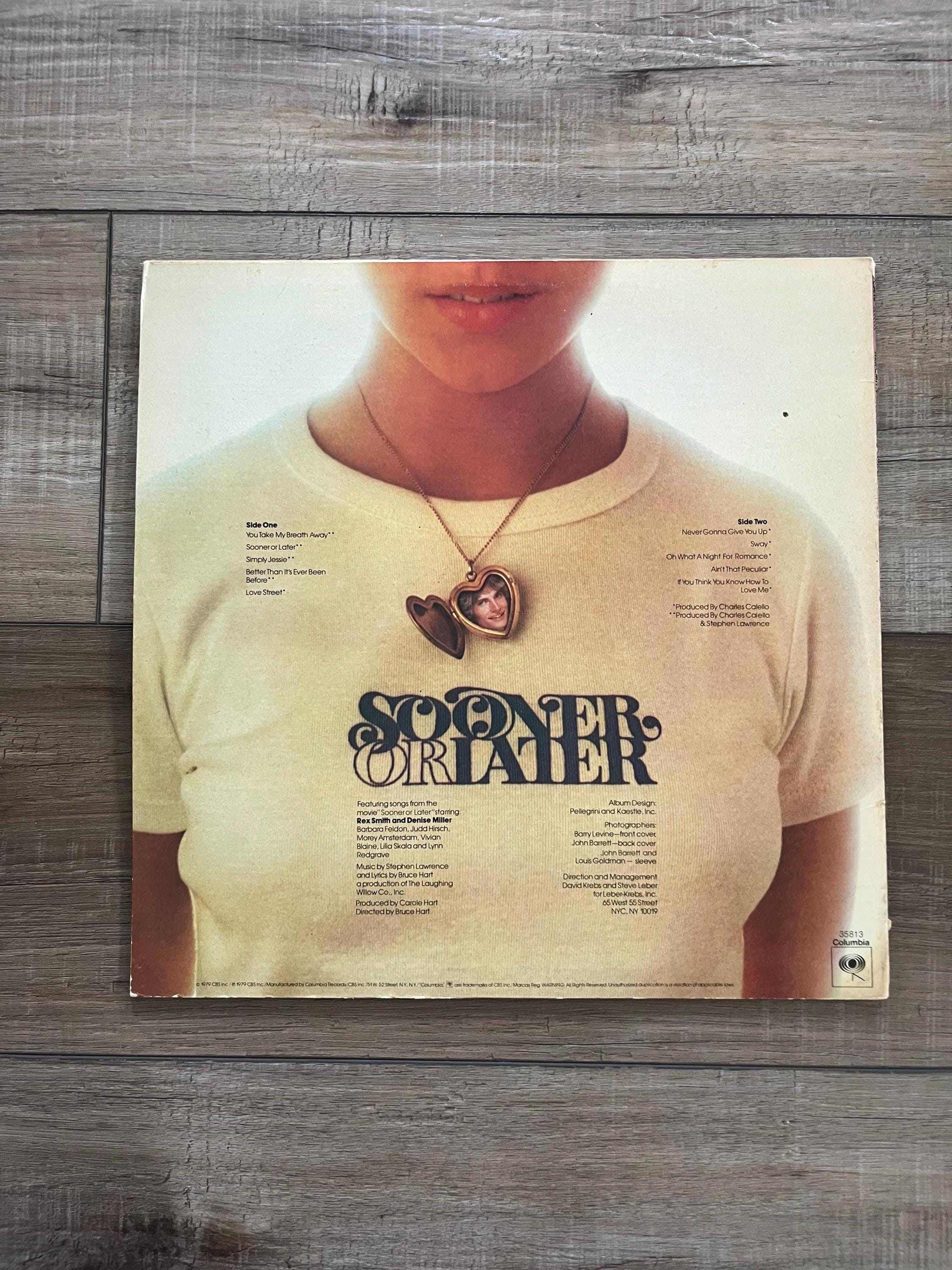 Rex Smith Sooner or Later Album, Rex Smith Album, You Take My