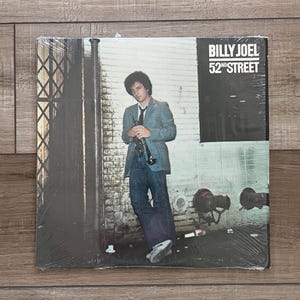 Billy Joel 52nd Street album, 1978 Billy Joel album, Billy Joel vinyl, Billy Joel record, My Life, Big Shot, Honesty, vintage vinyl