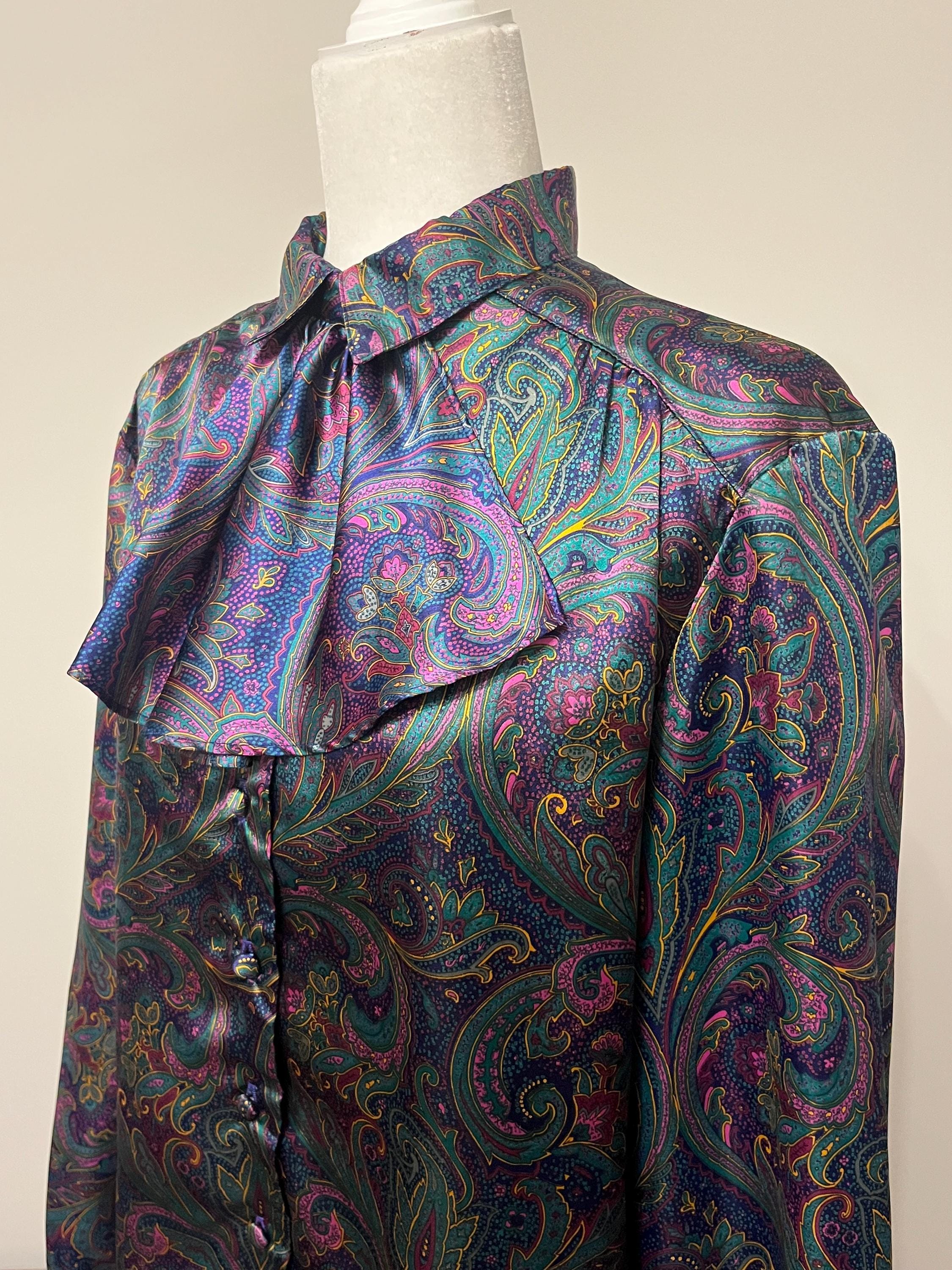 Paisley Blouse - Etsy