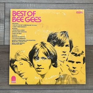 Best of Bee Gees album, 1969 Bee Gees album, Bee Gees compilation album, greatest hits album, Bee Gees vinyl, Bee Gees record, Words