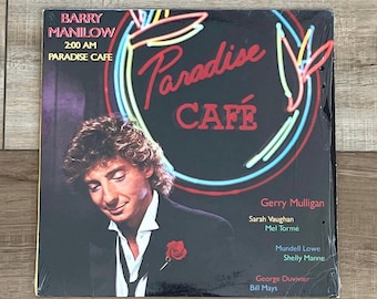 Album Barry Manilow Paradise Cafe, vinyle Barry Manilow 2:00 AM Paradise Cafe, 1984 Album Barry Manilow, disque Barry Manilow 33 lp, musique des années 80
