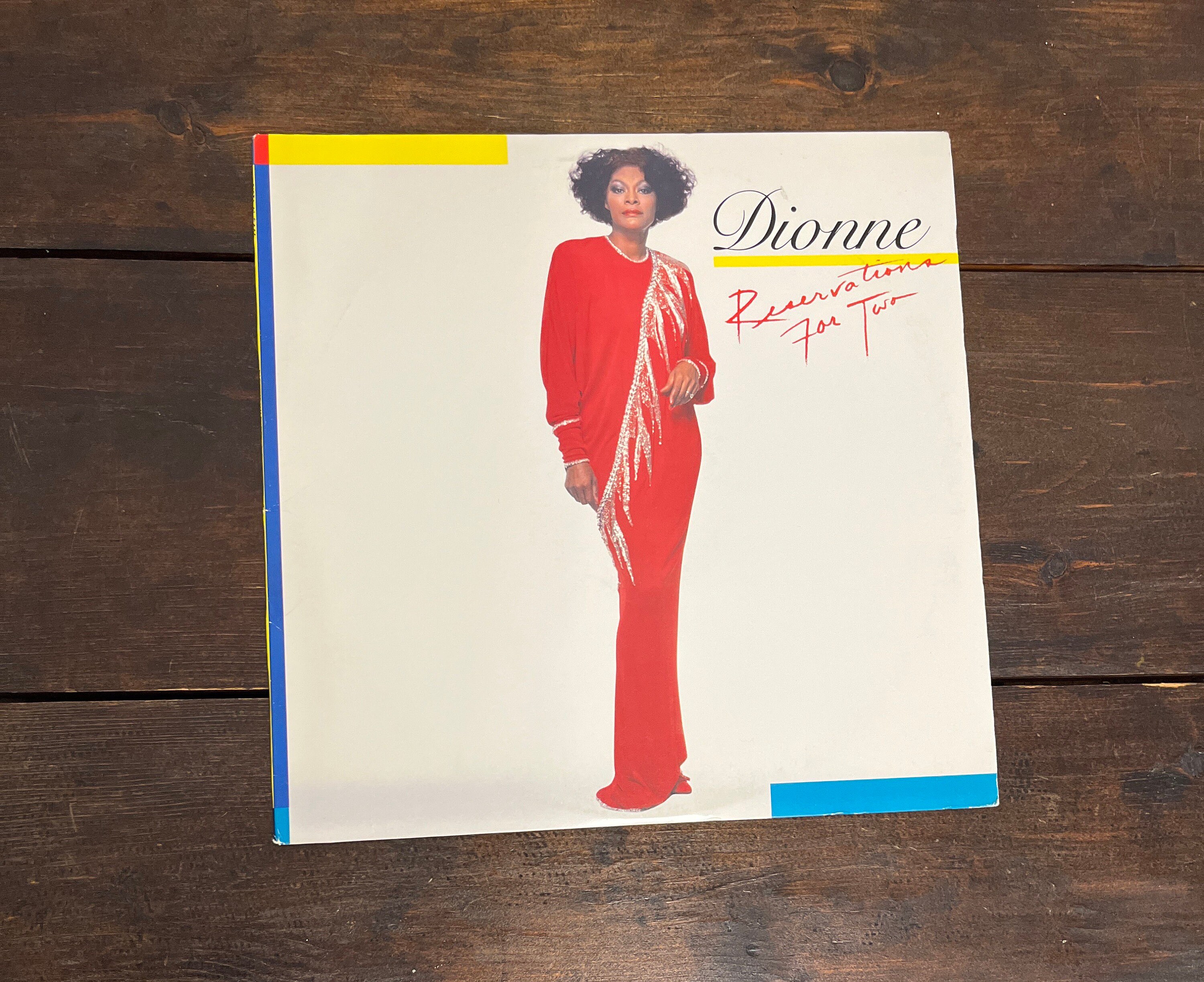 Dionne Reservations for Two Album, Dionne Warwick Record, 1986
