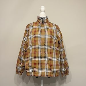 ジャケット・アウター 90-00s vintage Burberry shell jacket y2k Burberry Y2k Jacket - Etsy