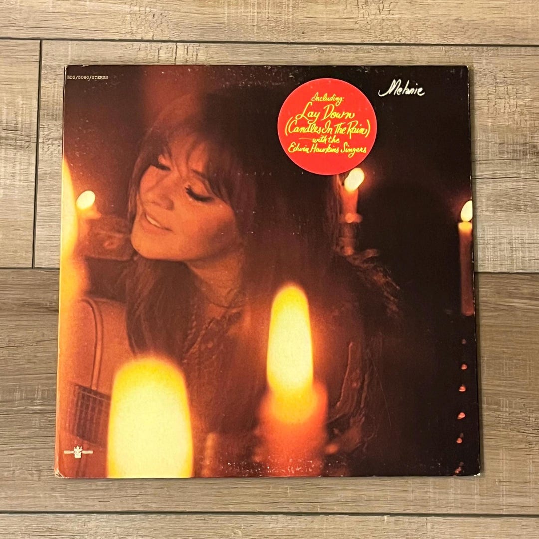 Melanie Candles in the Rain Album, 1970 Melanie Album Featuring Lay ...