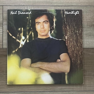 Neil Diamond Heartlight album, 1982 Neil Diamond album, Neil Diamond vinyl, vintage vinyl, I’m Alive, 80s music, Neil Diamond record