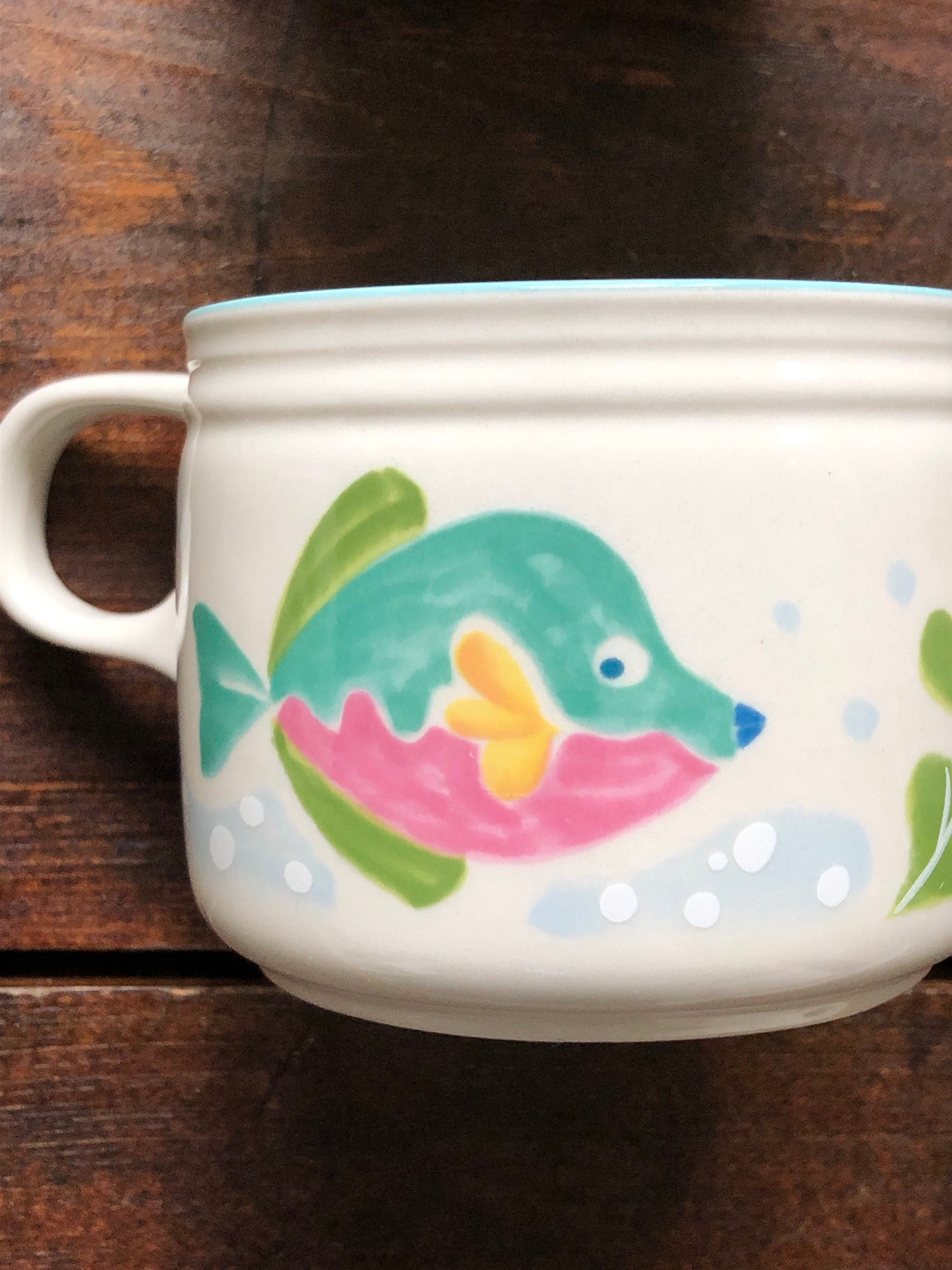 6 Studio Nova Barrier Reef Mugs Flat Cups Fish Mugs Fish & Etsy