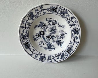 Nikko Ming Tree Double Phoenix saucer, replacement saucer, 6” blue and white saucer, chinoiserie plate, 4 available priced separately