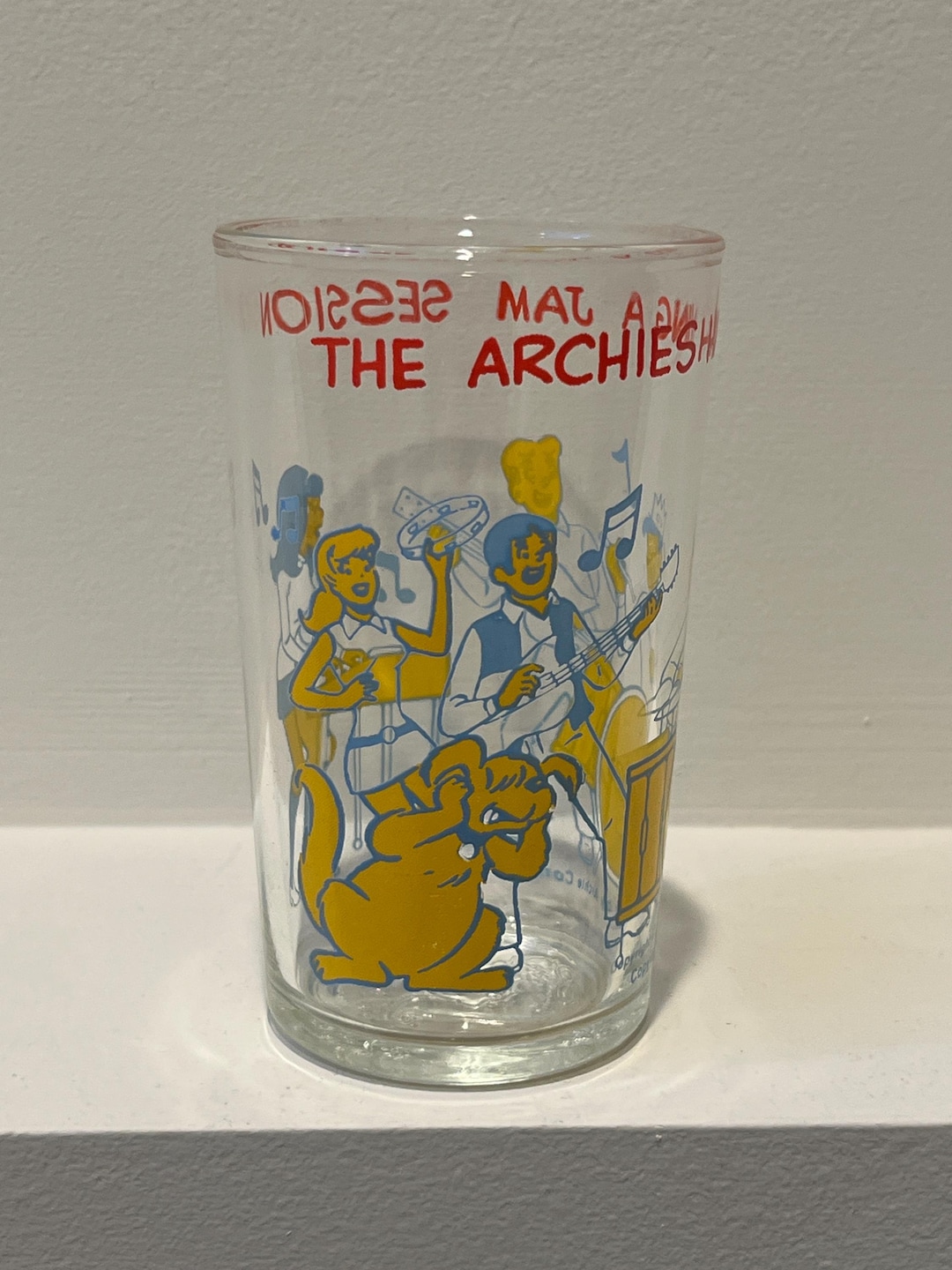 1971 the Archies Having A Jam Session Glass, 8oz Archie’s Comic Jelly ...