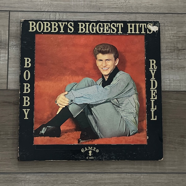 Bobby Rydell’s Biggest Hits album, 1961 Bobby’s Biggest Hits, Bobby Russell greatest hits album, Bobby Rydell vinyl, 50s 60s music 33 lp