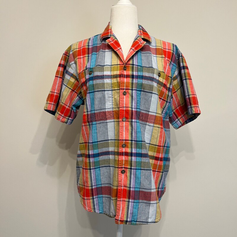 Vintage Patchwork Casual Plaid Shirt main image 0