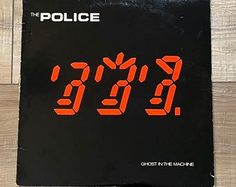 The Police Ghost In The Machine album, 1981 The Police album, Police vinyl, 80s rock, Every Little Thing She Does Is Magic, vintage vinyl