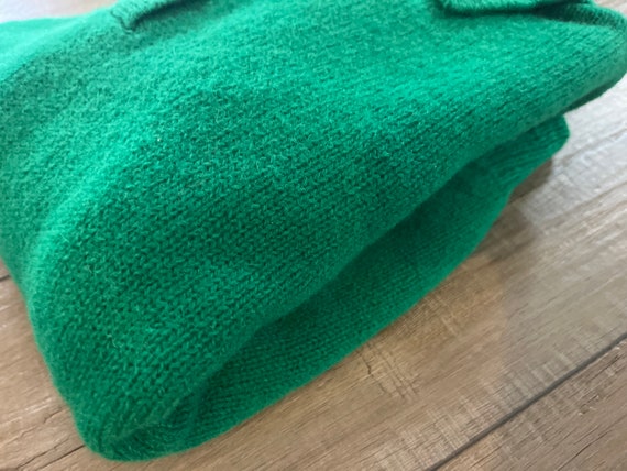 80s green shetland wool sweater, Windsor Shirt Co… - image 8