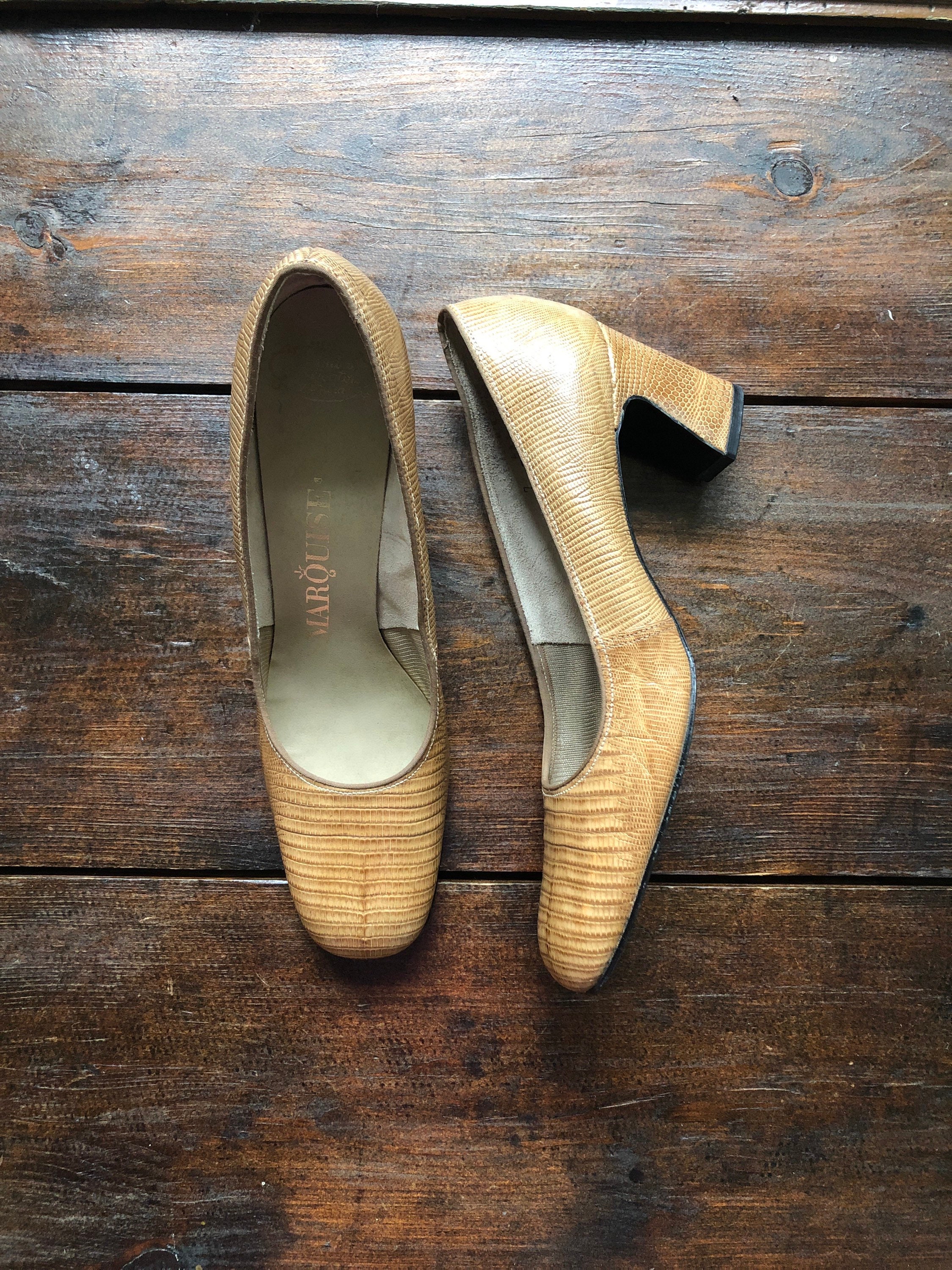 【Ameri VINTAGE】STUDS WOOD HEEL BABOOSH Ameri】STUDS WOOD HEEL BABOOSH
