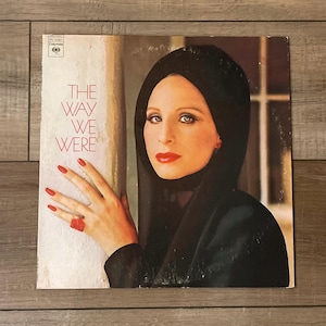 Barbra Streisand The Way We Were album, 1974 Barbra Streisand album, Barbra Streisand vinyl, Barbra Streisand record, 70s vintage vinyl