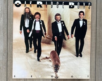 Oak Ridge Boys Step On Out album, Oak Ridge Boys album, 1985 Oak Ridge Boys record, Little Things, vintage vinyl, 80s country music, 33lp