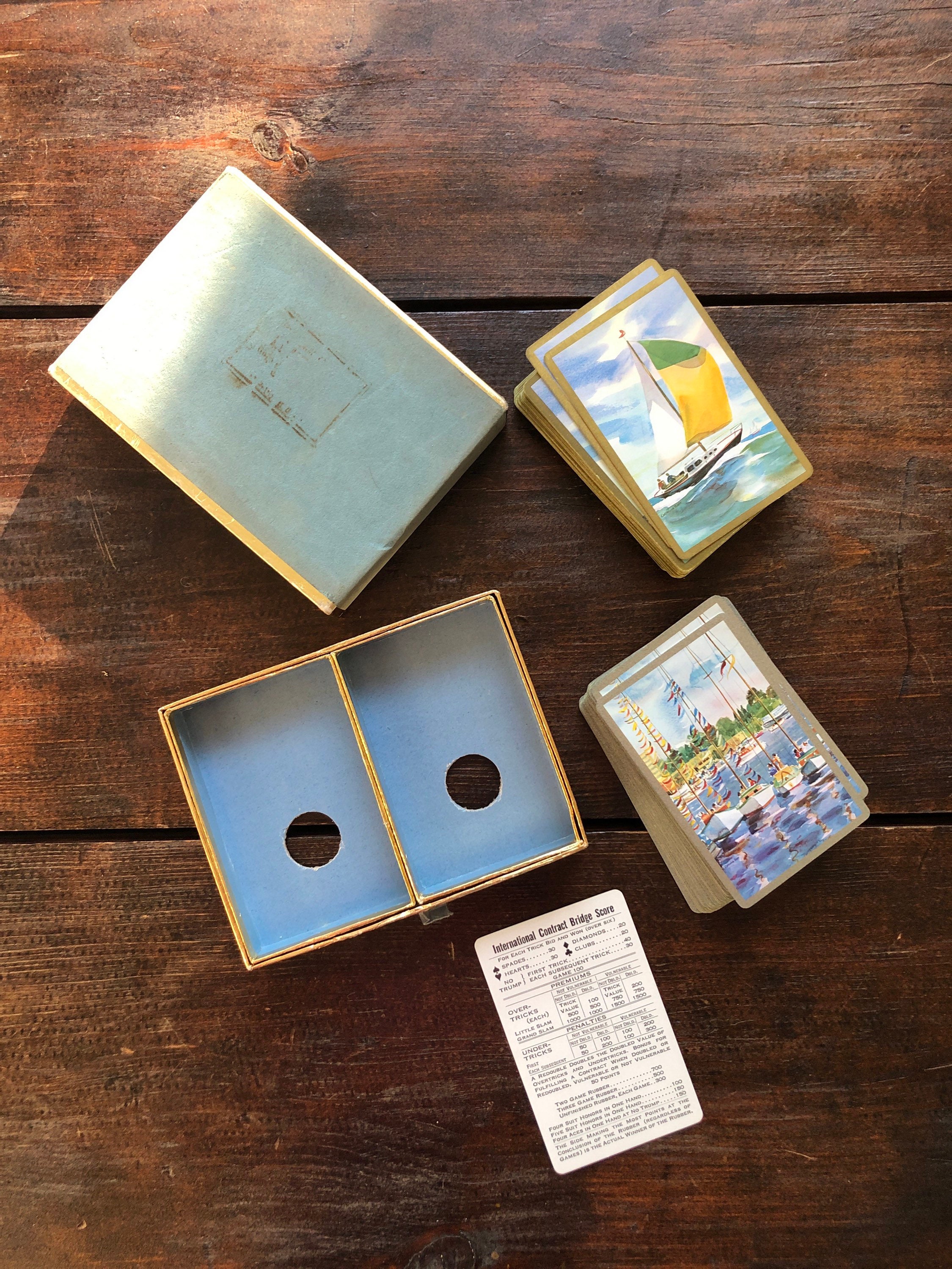 Jahrgang Cathrine Barr Kongress Spielkarten Boote nautischen | Etsy