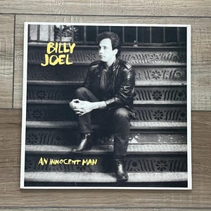 Billy Joel An Innocent Man album, 1983 Billy Joel album, Billy Joel vinyl, Billy Joel record, Uptown Girl, Tell Her About It, vintage vinyl