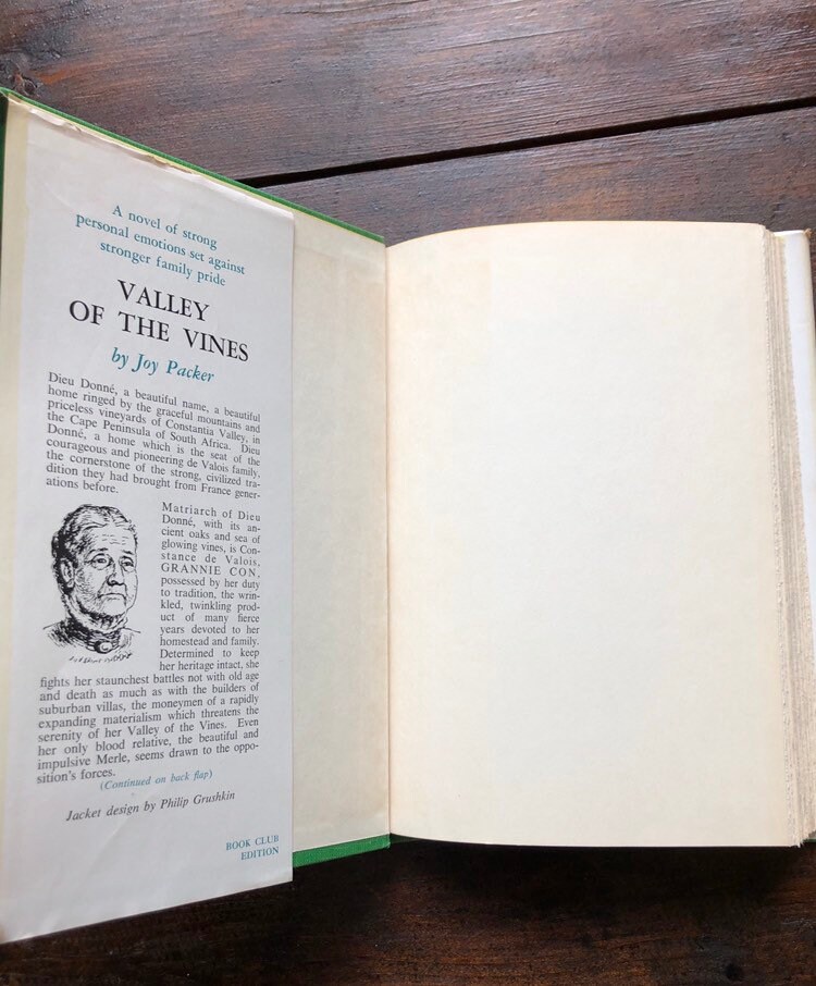 1955 Valley of the Vines book by Joy Packer VINTAGE classic Etsy