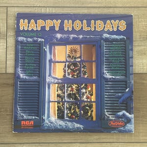 Happy Holidays Volume 13 album, 1978 True Value Christmas record, various artists holiday vinyl record