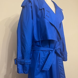 80s Long Trench Coat - Etsy