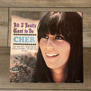 Cher All I Really Want To Do album, 1965 Cher album, Cher debut album, Cher vinyl, Cher record, 60s music, Cher solo album, 60s vinyl