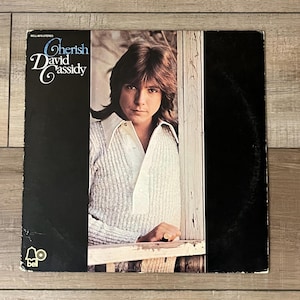 David Cassidy Cherish album, 1972 David’s Cassidy album, David Cassidy vinyl, Partridge Family fans, vintage David Cassidy record, 70s pop