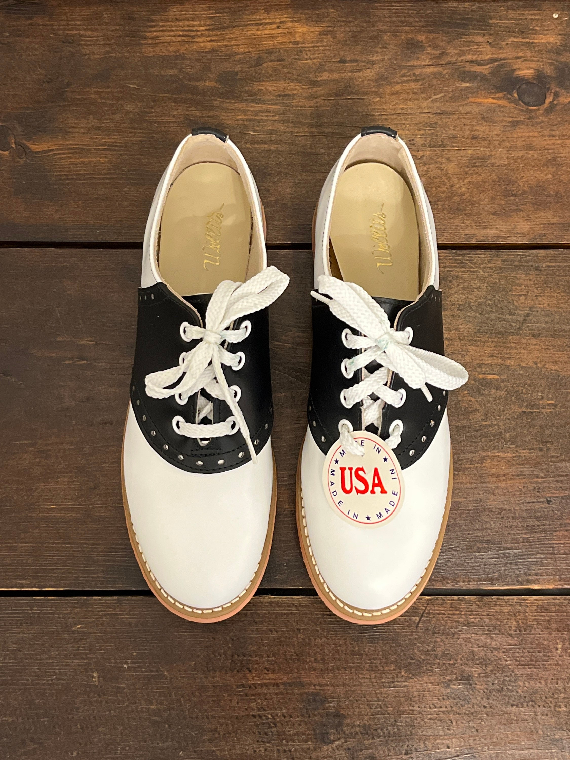 Willits Leather Saddle Shoes Womens Vintage Willits Saddle Shoes