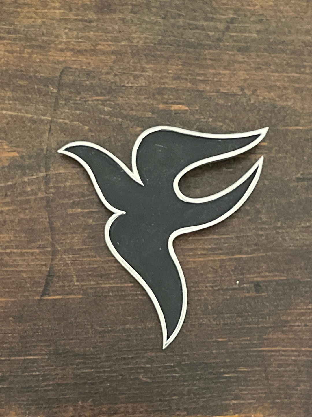 Vintage Trifari Black Bird Brooch, Large Bird Brooch, Pendant or Brooch ...