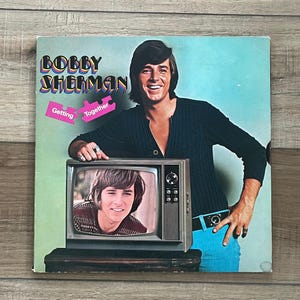 Bobby Sherman Getting Together album, 1971 Bobby Sherman album, Bobby Sherman record, Bobby Sherman vinyl, 70s pop, Jennifer, photo wheel