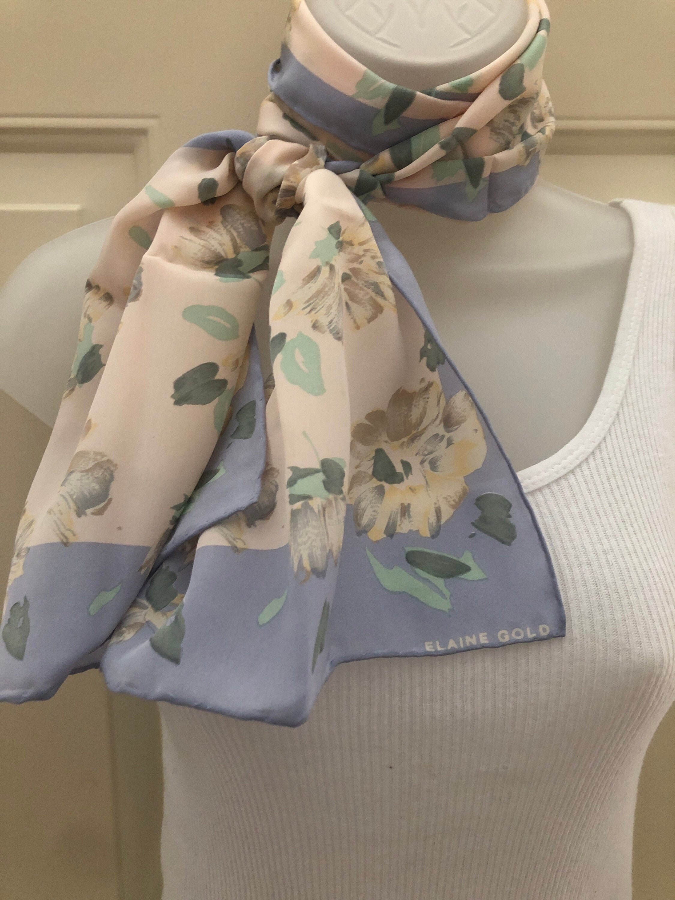 Elaine sales gold scarf